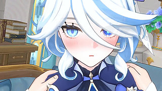 Genshin Impact - Furina X Aether Passionate Sex - 3D Hentai Animation