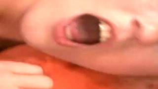 Sweet blonde gets fucked from hard from bald dude