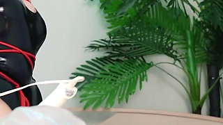 Sexy Lesbians in Shiny Tight Fetish Clothes...lovely MILF and Her Submissive Slut