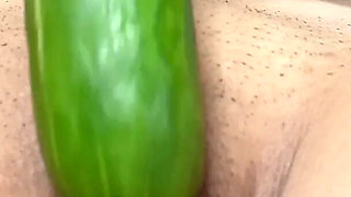 Play Clit by Cucumber Horny Time