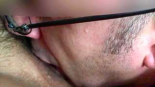 A juicy pussy lick culminating in an intense orgasm