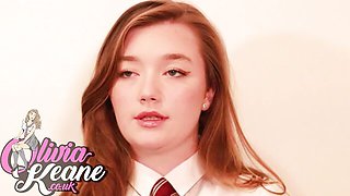 Incomparable Olivia Keane's striptease clip