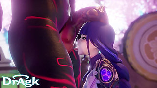 Dragk's Raiden Compilation - 3D Animated Cosplay Sex Interracial Cowgirl Position Feet Anal Creampie