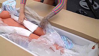 Lina Paige In My New Realistic From Sexdollcenter Unboxing And Try Out