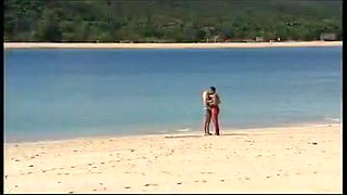 Jemstone Sits on the Beach Getting a Facial after Riding a Hard Dick - Private Porn Sex Videos