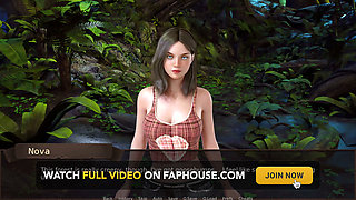 Love Season 25 - Naked Mia and Nova Invite Alex to Their Tent After Lake Bath