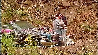 Christy Canyon And Jon Dough In Christy And Outside On Car (4k Upscale)