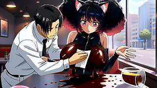 Hentai Pussy Girl Dreams of Love and Dirty Sex. Cartoon Anime Hentai Ai