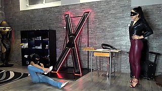Mistress Gaia tickle punishment
