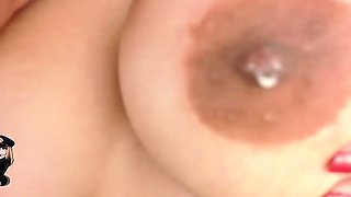 Amateur blond girl with big boobs getting fucked