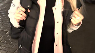 First Date Walk - Filmed Her Taking Raw Dick