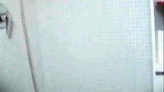 Spying on stepmom taking care of hairy pussy