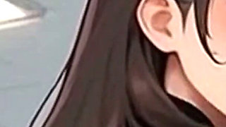 Waifu Secretary POV - Close-up Nylon Teasing & Sneaky Cunnilingus Play Warm up