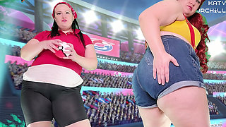 Misty and May Facesitting and Farting Battle Punishment