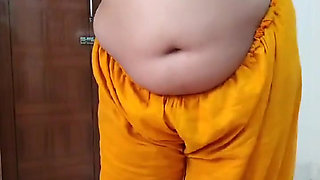 Stepfather in law fucked the Indian daughter in law Rani when she was doing exercises