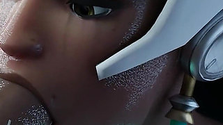 Symmetra Anal Group Sex with 5 Bbcs - 3D Overwatch Animated Porn