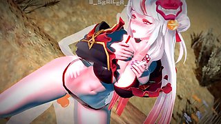 Nakiri ayame, hentai, hentai vtuber