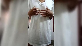 18 Year Old Colombian Teen with Perfect Tits and Big Nipples - Homemade HD Video