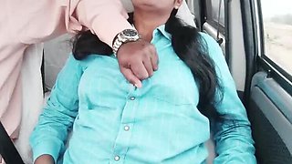 Telugu Step Daughter Dirty Talk in Car Sex Video