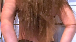 Blonde Babes close up solo toying session