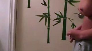 Filipina college gf Zoie wet from the shower