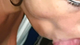 Two German Best Friend Teens Give Risky Public Blowjob at Cinema and Swallow