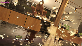 Busty Babe with Glasses Getting Fucked While Streaming