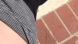 Milf in the yard fucks neighbor