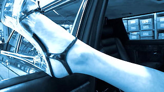 German Domination Scene - Blonde in Fetish Gear