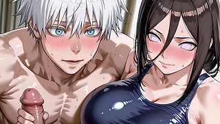 Gojo (jjk) X Hanabi (naruto)