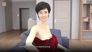 3 dimensional, hot brunette, pc gameplay