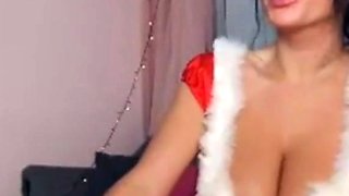 Big Tits Xmas Webcam Show