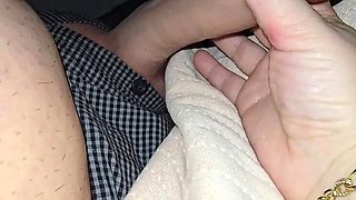 Step Mom Roxy BigTits1 Jerks Step Son's Huge Cock - Handjob Fun