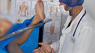 Gynecologist Sticks It up Married Woman's Ass During Exam