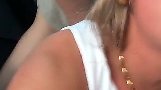 Lilly Phillips Couldn't Wait: Car Blowjob and a Quick Creampie