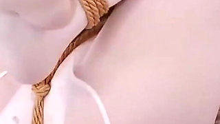 Pink Jk Girl's Turtle Shell Is Tied up in Multiple Bundles