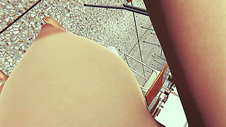 Lesbian schoolgirls alone in the classroom Busty and Big Ass