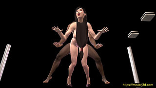 Tifa Needs A Bigger Partner In Doggy Position