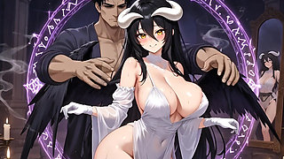 Albedo Succubus Magical Bonding Ritual Passionate Creampie Devotion Fantasy