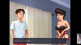 SUMMER TIME SAGA!! HOT MILF MOTHER-IN-LAW  SEX SECNE!