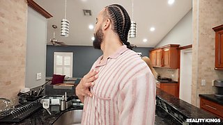 Raunchy ebony whore adult video