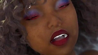 Nexus-3 Oasis - Busty Brunette Fatima Sucks Cock & Rides Hard in Her Beach Cabana