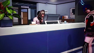 Zenless Zone Zero - Rina Office Sex - 3D Hentai Animations