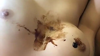 Horny Turkish Porn with Chocolate Fantasy