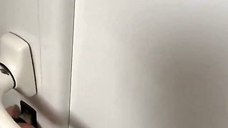 Pee in Outyroor Toilet in Hijab