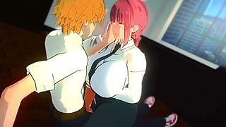 Chainsawman - Makima Office Pleasure - 3D Hentai Animations