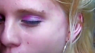 She has just turned eighteen and Lillian Love a slut with a shaved pussy and sexy tattoos enjoys with her lover