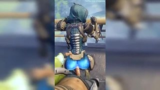 Blowjob & Creampie Compilation in Apex Legends #34