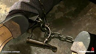 Shemale dom anal fucks cheating man