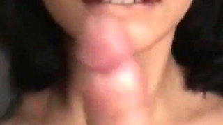 Sensual Blowjob with Quick Handjob by a Beautiful Latina Girl